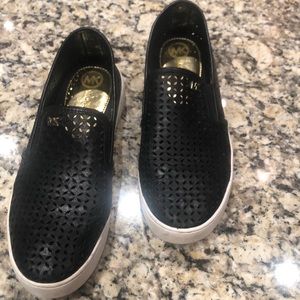 Slip on black shoes